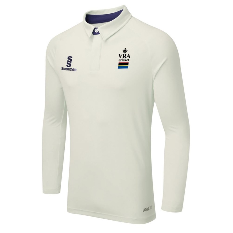 VRA Amsterdam CC - Ergo Long Sleeve Navy Trim Shirt