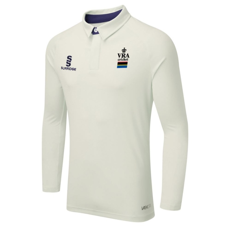 VRA Amsterdam CC - Ergo Long Sleeve Navy Trim Shirt